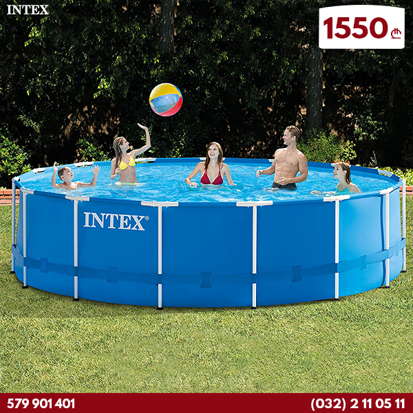 INTEX ასაწყობი აუზი 457х122სმ, 16805ლ,, (სრული კომპლექტი) (28242)
